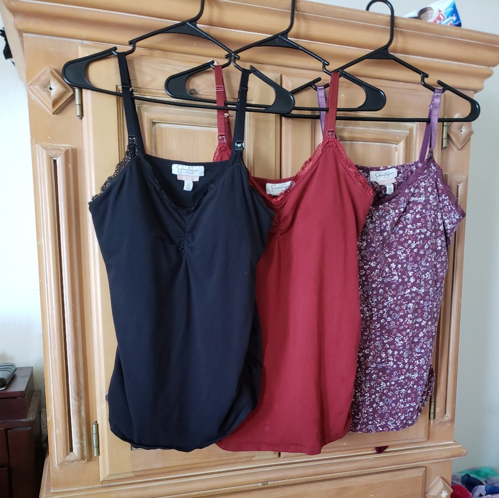 Motherhood  maternity  Nursing tops bundle of 3
